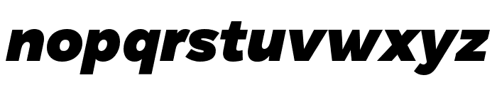 DiGrotesk BlackItalic Font LOWERCASE