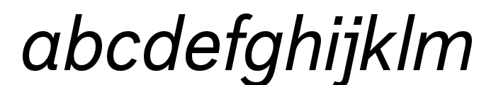 DiGrotesk Italic Font LOWERCASE