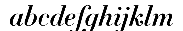 Didot Bold Italic(16pt Master) Font LOWERCASE