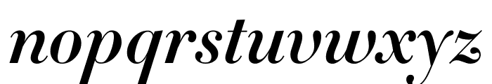 Didot Bold Italic(16pt Master) Font LOWERCASE