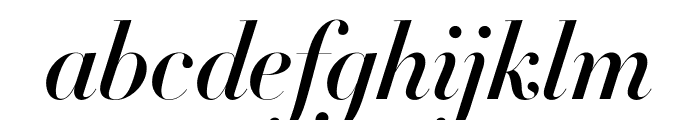 Didot Bold Italic(64pt Master) Font LOWERCASE