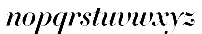 Didot Bold Italic(64pt Master) Font LOWERCASE