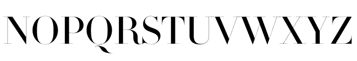 Didot Light Roman(96pt Master) Font UPPERCASE