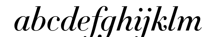 Didot Medium Italic(16pt Master) Font LOWERCASE