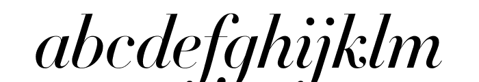 Didot Medium Italic(42pt Master) Font LOWERCASE