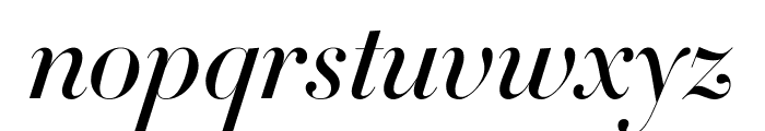 Didot Medium Italic(42pt Master) Font LOWERCASE