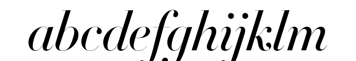 Didot Medium Italic(96pt Master) Font LOWERCASE