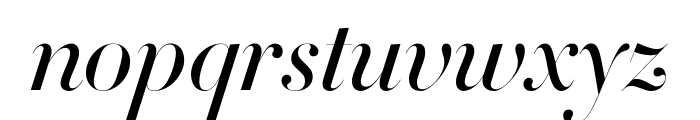 Didot Medium Italic(96pt Master) Font LOWERCASE