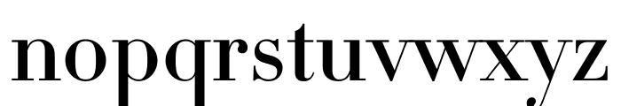 Didot Medium Roman(11pt Master) Font LOWERCASE