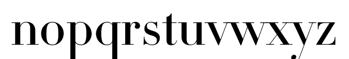 Didot Medium Roman(24pt Master) Font LOWERCASE