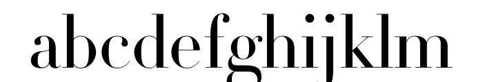 Didot Medium Roman(42pt Master) Font LOWERCASE