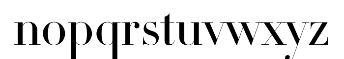 Didot Medium Roman(42pt Master) Font LOWERCASE