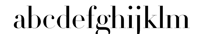 Didot Medium Roman(64pt Master) Font LOWERCASE