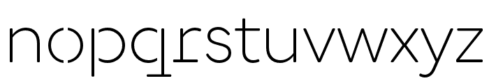 DocumanSTC ExtraLight Font LOWERCASE