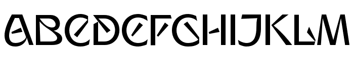 Doric   Regular Font UPPERCASE