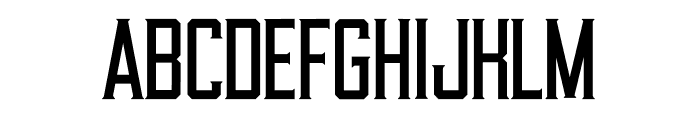 Draught Serif Condensed Regular Font LOWERCASE