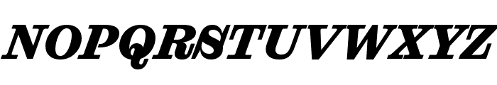DroulersClarendonWEB BlackItalic Font UPPERCASE