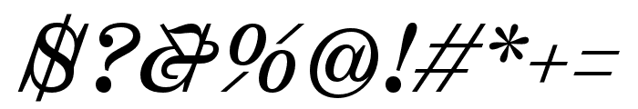 DroulersClarendonWEB Italic Font OTHER CHARS
