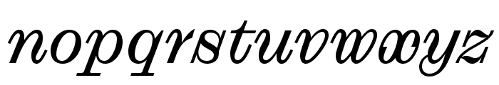 DroulersClarendonWEB Italic Font LOWERCASE