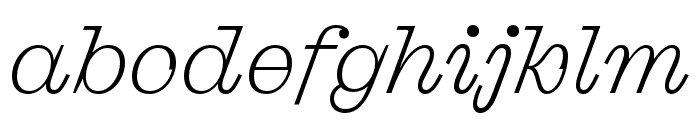 DroulersClarendonWEB LineItalic FONT