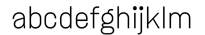 Dwight ExtraLight Font LOWERCASE