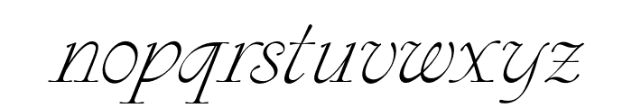 ED Phoebe Font LOWERCASE