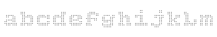 ETArtilux Dots Font LOWERCASE