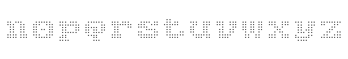 ETArtilux Dots Font LOWERCASE