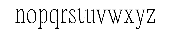 Editorial New Thin Font LOWERCASE