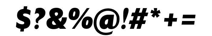 Edward ExtraBlack Italic Font OTHER CHARS