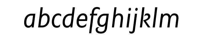 Edward Light Italic Font LOWERCASE