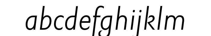 Edward Plus ExtraLight Italic Font LOWERCASE