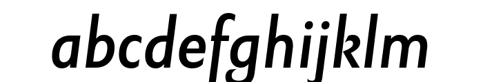 Edward Plus SemiBold Italic Font LOWERCASE