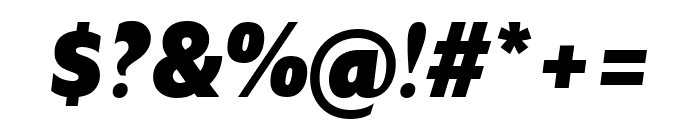 Edward Plus UltraBlack Italic Font OTHER CHARS