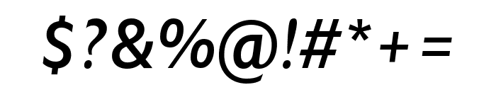 Edward SemiBold Italic Font OTHER CHARS