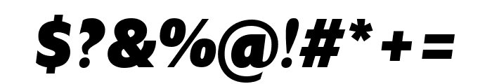 Edward UltraBlack Italic Font OTHER CHARS