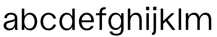 Ekstra Regular Font LOWERCASE