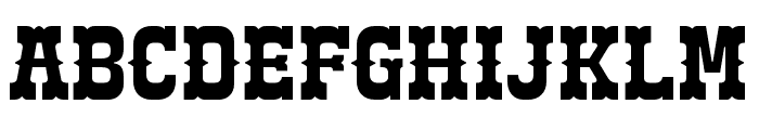 El Grosa   West Font UPPERCASE