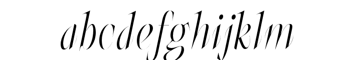 Elegans Italic Font LOWERCASE
