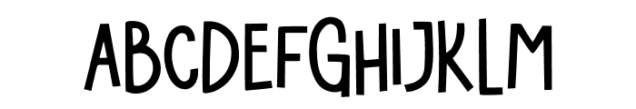 Enjoyable Font UPPERCASE