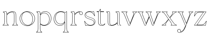 Etero   Outline Font LOWERCASE