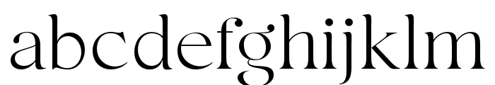 Etero   Regular Font LOWERCASE