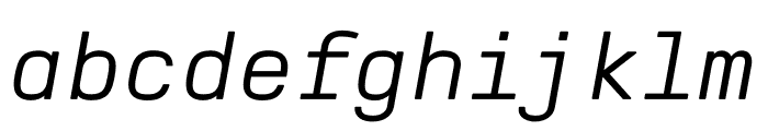 Excellent Italic Font LOWERCASE