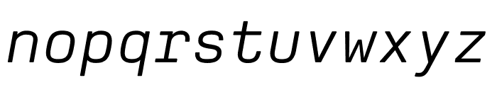 Excellent Italic Font LOWERCASE