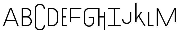 Exposit Light Font LOWERCASE