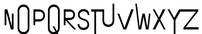 Exposit Negative Regular Font UPPERCASE