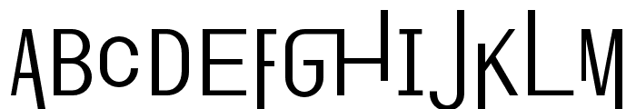 Exposit Positive Regular Font UPPERCASE