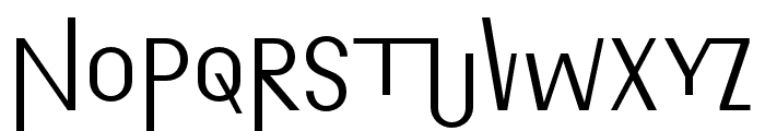 Exposit Positive Regular Font LOWERCASE