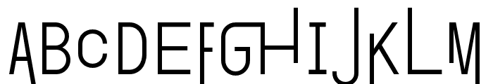 Exposit Regular Font UPPERCASE