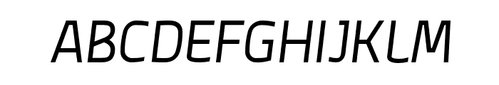 FC Active Italic Font UPPERCASE